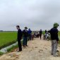 Ban chỉ đạo sản xuất xã Thọ Hải tổ chức thăm đồng đánh giá tình hình sản xuất vụ Chiêm Xuân năm 2022