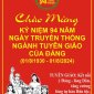 Tự hào 94 năm ngành Tuyên giáo !