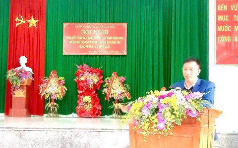 Hội nghị tổng kết công tác QP-AN năm 2024, phương hướng nhiệm vụ QP-AN năm 2025